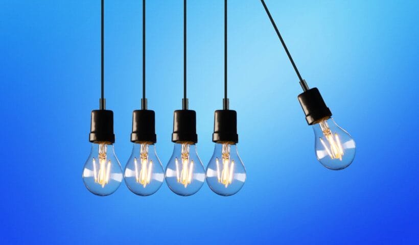 five bulb lights