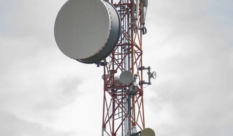 sky blue metal connection