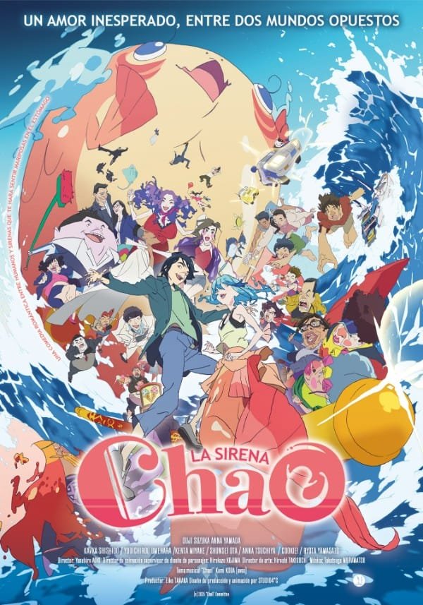 Chao: la sirena, una comedia romántica animada que explora el amor y la diversidad, llega a México