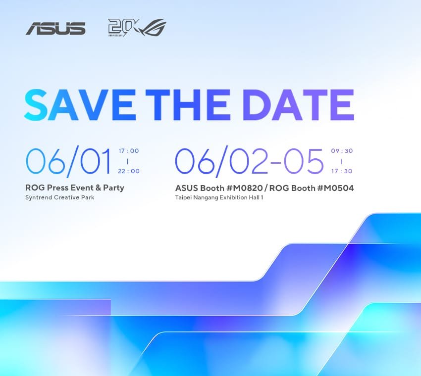 Asus y republic of gamers llevan la inteligencia artificial de última generación y 20 años de historia gamer a computex 2026