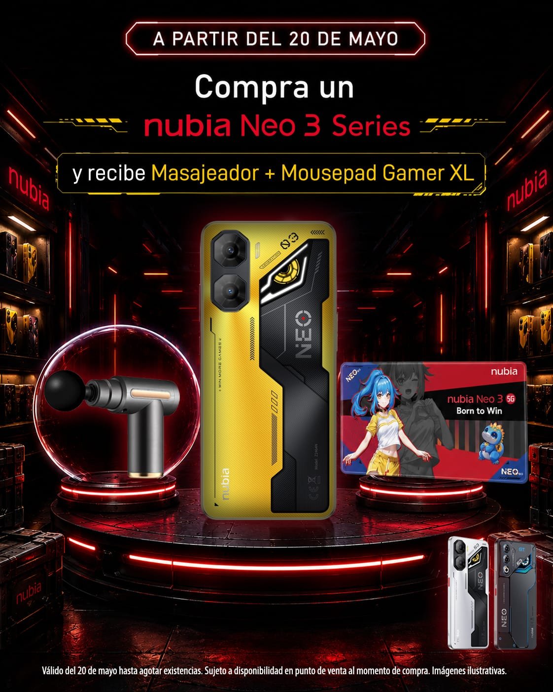 nubia lanza promoción de la serie neo 3 con atractivos descuentos