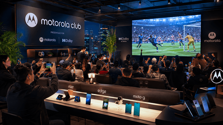 Motorola y Dolby llevan la emoción del fútbol a una experiencia inmersiva en CDMX