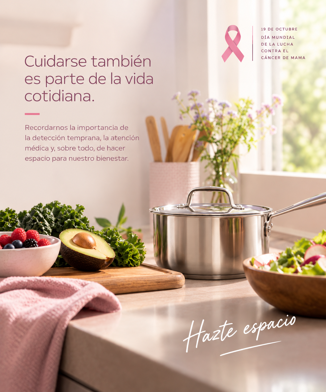 Cuidarse también sucede en la cocina: pequeños hábitos para poner el bienestar en el centro