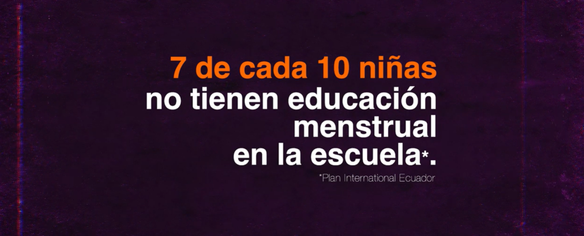Eso sí da miedo: la campaña que visibiliza la pobreza menstrual en Ecuador